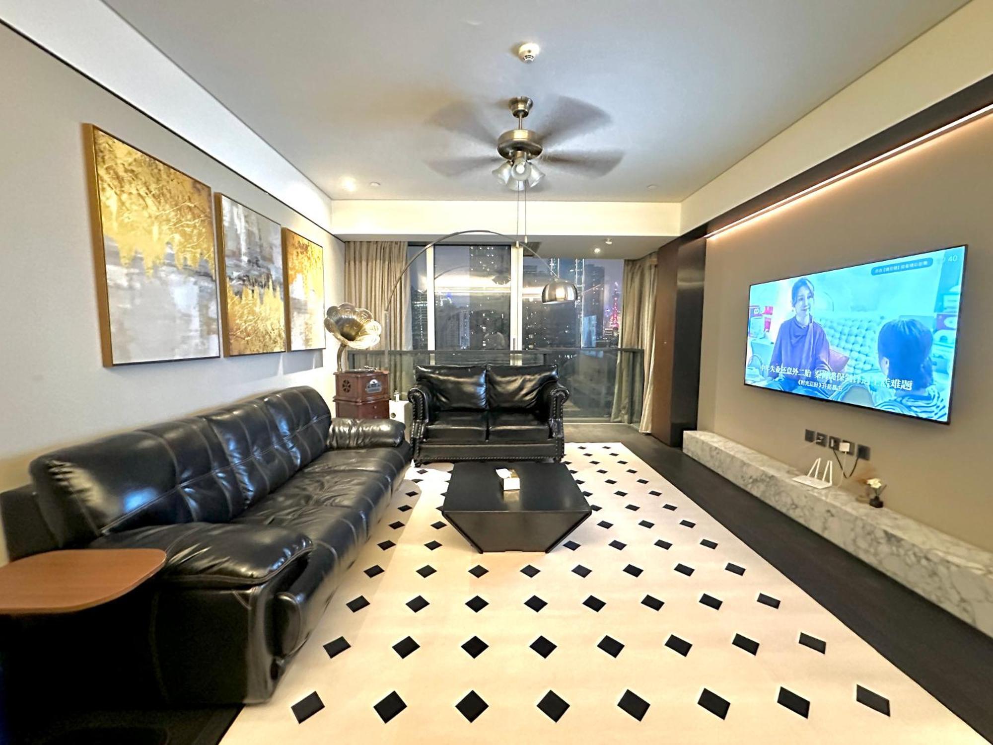 שנגחאי Zhome-Luxury Three-Bedroom Suite-Near The Bund מראה חיצוני תמונה