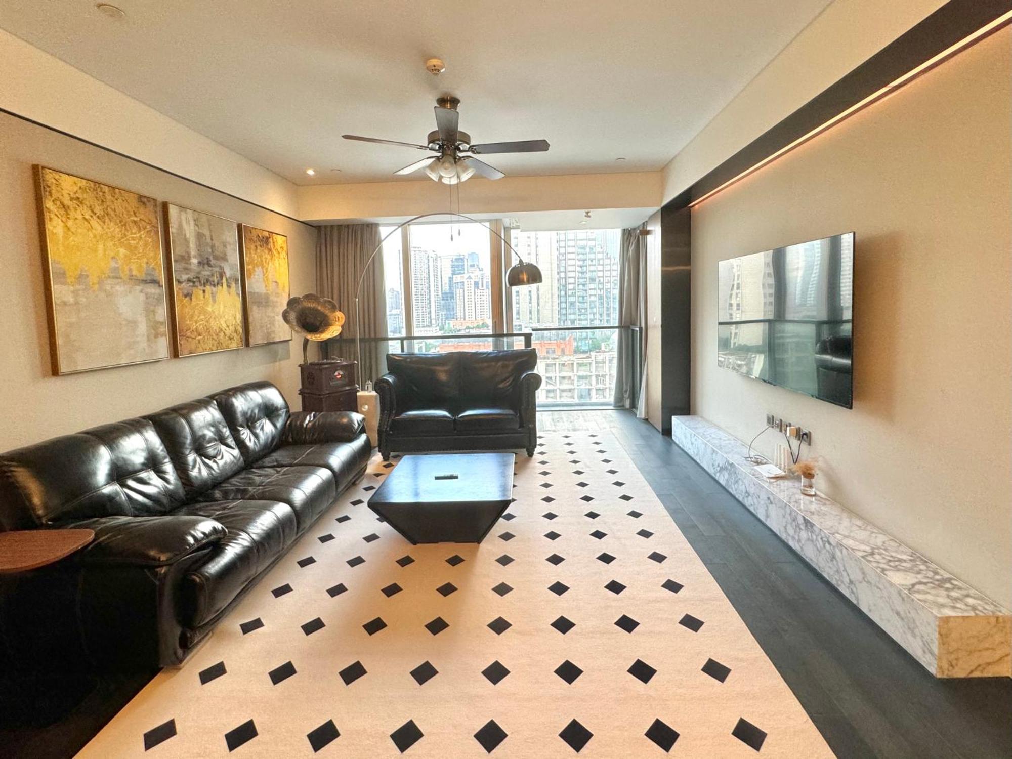שנגחאי Zhome-Luxury Three-Bedroom Suite-Near The Bund מראה חיצוני תמונה